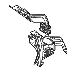 766D05MP0A - Body: Inner Quarter Reinforced for Nissan: ARIYA Image