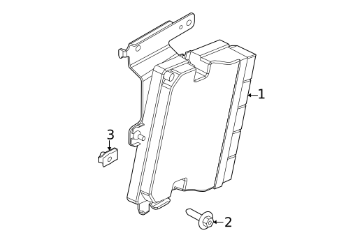 Electrical Components for 2013 Lincoln MKS #3