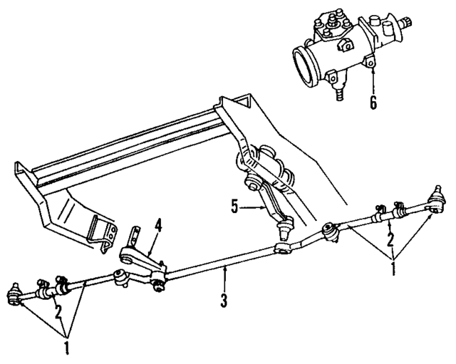 52037562 - Steering: Steering Center Link for Mopar Image