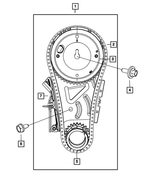 Timing Belt/Chain and Cover and Balance Shaft for 2010 Chrysler 300 #1