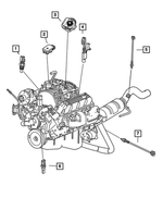 56030100AA - Electrical: Oxygen Sensor, Before Catalyst for Mopar Image