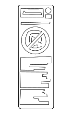 7459653010 - Body: Air Bag Label for Scion: tC, xA, xB, xD | Toyota: 4Runner, Avalon, Camry, Celica, Echo, FJ Cruiser, Highlander, Land Cruiser, Prius, RAV4, Venza, Yaris Image