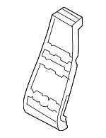 97052158101 - Body: Seat Back Pad for Porsche: Panamera Image