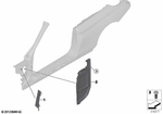 41007293820 - Bodywork: Molded Part, A-Pillar, Outer Right for BMW Image