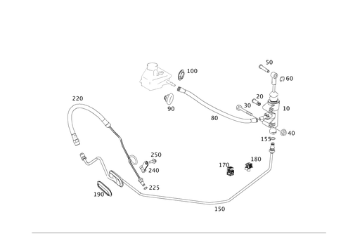 Pedal Assembly Hydraulic Components for 2012 Mercedes-Benz E350 #0