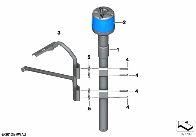 7129904259 - Lights: Oval-Head Screw with Anti-Rotation Lock - M6X35-8.8-zns3 for BMW-Motorrad Image image