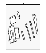 LR072422 - : 2005-2016 Land-Rover Tool Bag for Land Rover: LR3, LR4 Image