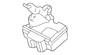 YF1Z7443150AA - Body: Lift-Gate Latch for Ford Image