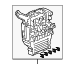 38200SDRA02 - Electrical: Fuse Box for Honda: Accord Image