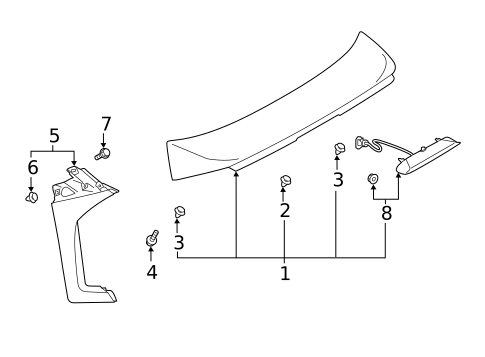 Spoiler for 2021 Subaru Forester #0