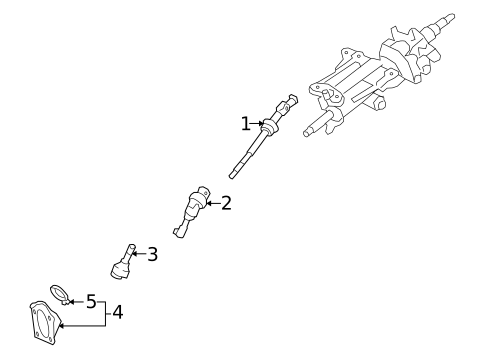 Shaft & Internal Components for 2017 Lexus LS460 #0