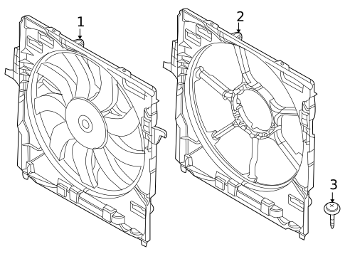 Cooling Fan for 2011 BMW X6 #0
