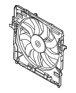 17427603565 - Cooling System: Fan Assembly for BMW Image