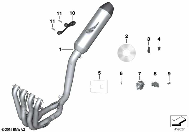 12527700428 - Exhausts &amp; Performance: Covering Cap for BMW-Motorrad Image