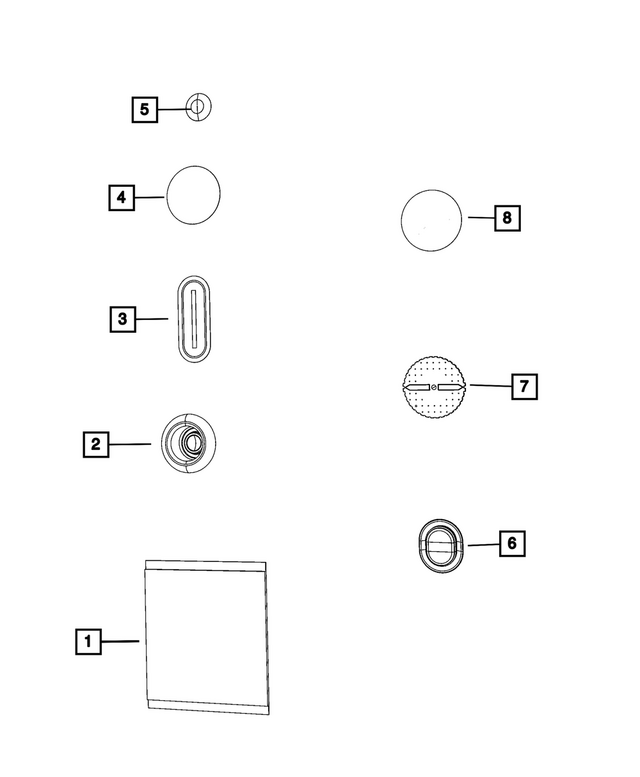 5160288AA - Body Sheet Metal Except Doors: Sealing Tape, Right for Mopar Image