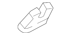 8E5827520 - Body: Deck Lid Latch Cover for Audi Image