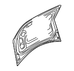 8E5827023K - : Trunk Lid for Audi: A4, A4 Quattro, RS4, S4 Image