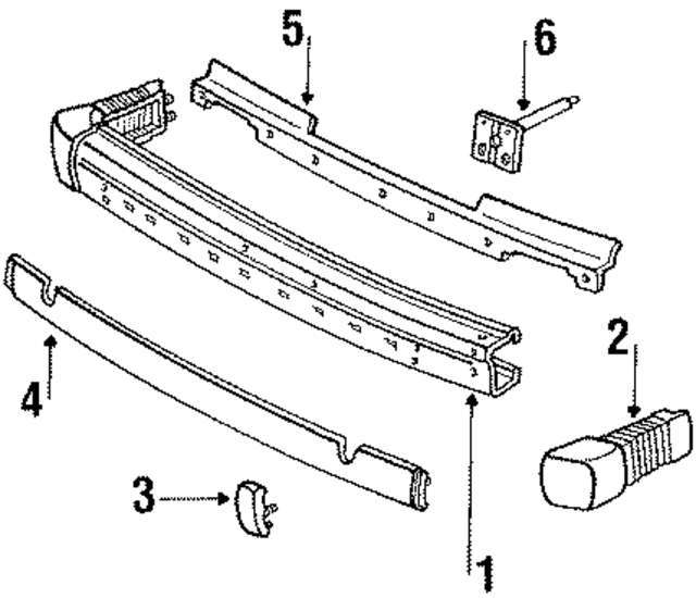 E53Z17757C - Body: Face Bar for Ford Image