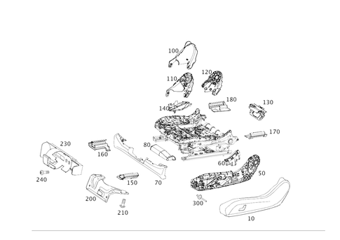 Covers and Bracket for Fire Extinguisher for 2019 Mercedes-Benz E53 AMG #0
