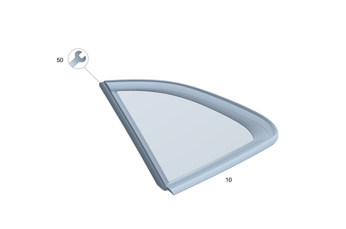 Rear Side Window for 2020 Mercedes-Benz GLA250 #0