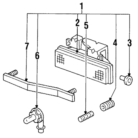 Fog Lamps for 1994 Cadillac Seville #0