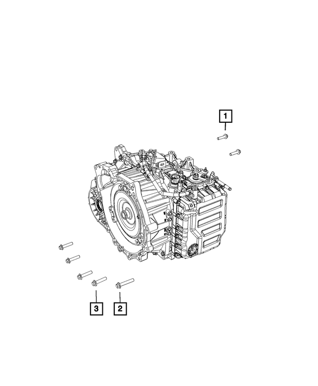 6509154AA - 6F24; 6-Speed; Automatic Transaxle: Hex Flange Head Bolt for Mopar Image