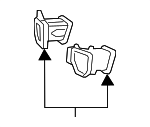 970403S000 - Body: Air Outlet Vent for Hyundai: Sonata Image