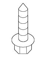1249204103 - Body: Trim Molding Screw for Genesis: GV60 | Hyundai: Elantra GT, Genesis, Santa Fe Sport, Sonata, Tucson Image