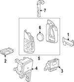 86547785 - : Transceiver for Chevrolet: Silverado EV | GMC: Sierra EV Image