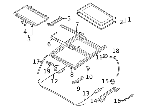 Sunroof for 2003 INFINITI M45 #0