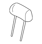 16397008507D79 - Body: Headrest for Mercedes-Benz Image