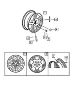 4766335AA - Wheels, Covers and Jacks: Steel Wheel for Mopar Image