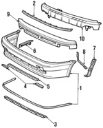 5211902010D3 - Body: Bumper Cover for Toyota: Corolla Image