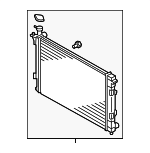 253102W800 - Cooling System: Radiator for Hyundai Image