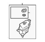 254302W000 - Cooling System: Expansion Tank for Hyundai Image