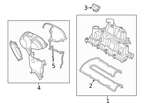 Valve & Timing Covers for 2014 Ford Fusion #0