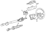 8973104080 - Steering: Lock Mechanism for Honda: Passport Image