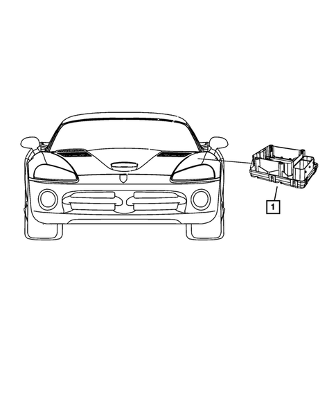 Keys, Modules and Engine Controllers for 2009 Dodge Viper #5