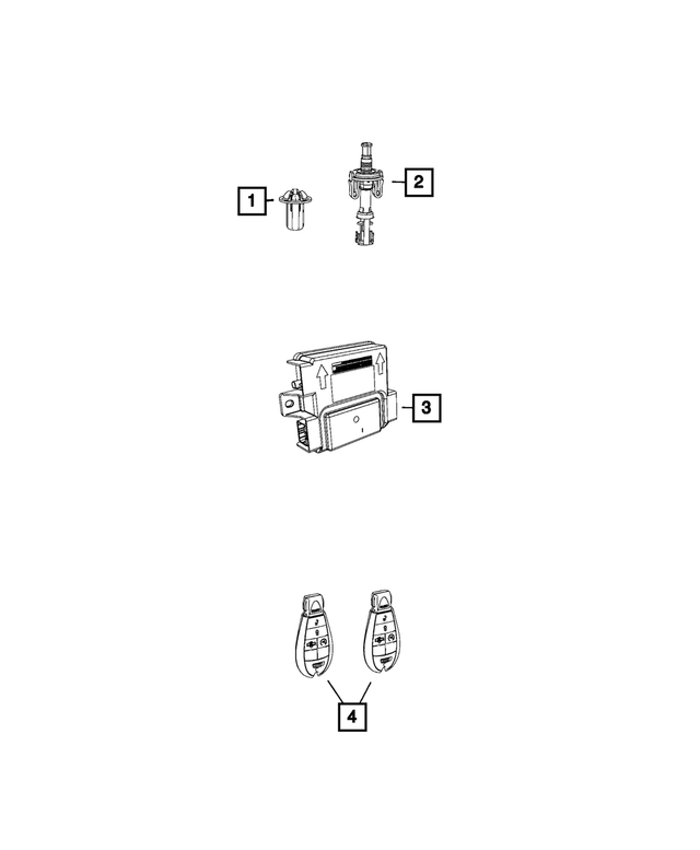 68319677AE - Electrical: Hub Receiver for Mopar Image