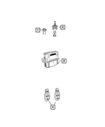 68319677AE - Electrical: Hub Receiver for Ram: 1500, 2500, 3500 Image