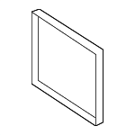 1K0820080 - HVAC: Evaporator Core Gasket for Volkswagen Image