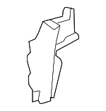 1K1819349F - HVAC: Side Cover for Volkswagen Image