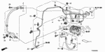 80360TA0A00 - Body/Air Conditioning: CLAMP A, AIR CONDITIONER PIPE for Honda Image