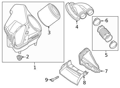 Air Intake for 2016 Audi S7 #0