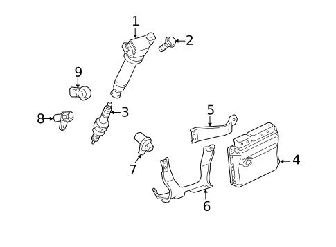 Powertrain Control for 2012 Toyota Sienna #0