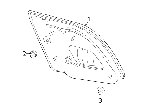 Tail Lamps for 2013 Nissan Sentra #1