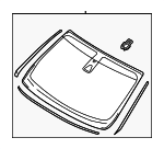 KA1Z5803100F - : Windshield for Lincoln: Nautilus Image