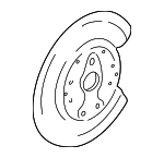 3516883 - Brakes: Splash Shield for Volvo: 850, C70, S70, V70 Image