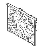 17429886712 - Cooling System: Fan Assembly for BMW Image
