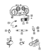 68184553AA - Electrical: Fuse Block Bracket for Mopar Image